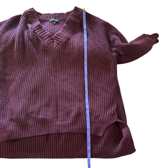 Express Pink Off-the-Shoulder Sweater - Picture 2 of 6